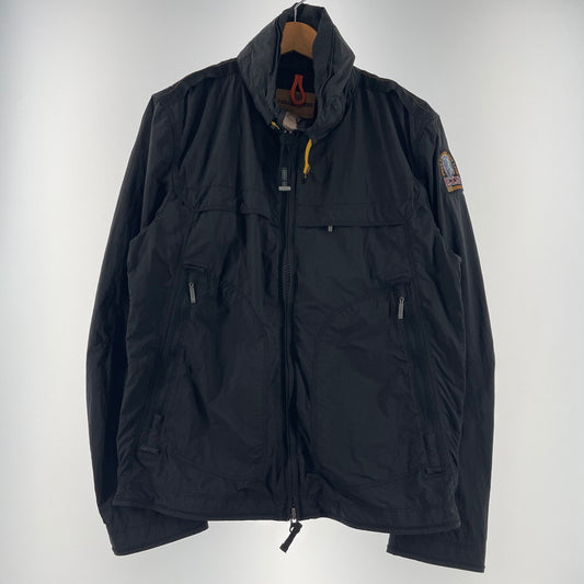 【中古品】【メンズ】 PARAJUMPERS パラジャンパーズ WINDBREAKER ZIP UP JACKET ウィンドブレーカー ジップアップ ジャケット ライトアウター 144-260818-ko-17-teih サイズ：M カラー：ブラック 万代Net店