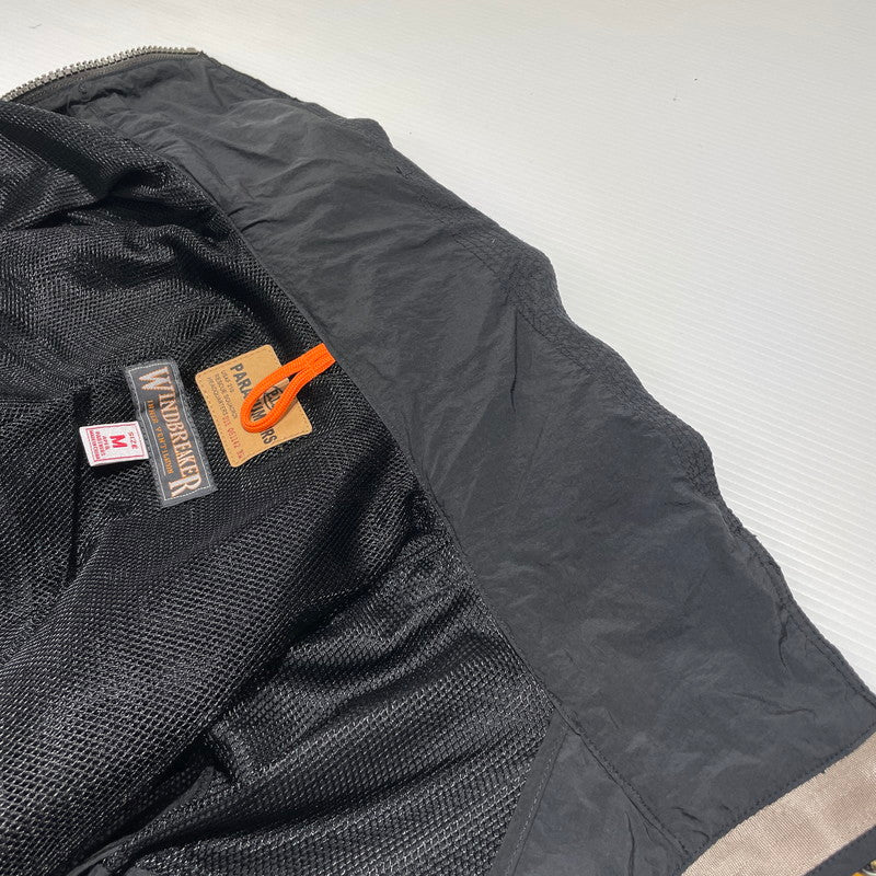 【中古品】【メンズ】 PARAJUMPERS パラジャンパーズ WINDBREAKER ZIP UP JACKET ウィンドブレーカー ジップアップ ジャケット ライトアウター 144-260818-ko-17-teih サイズ：M カラー：ブラック 万代Net店