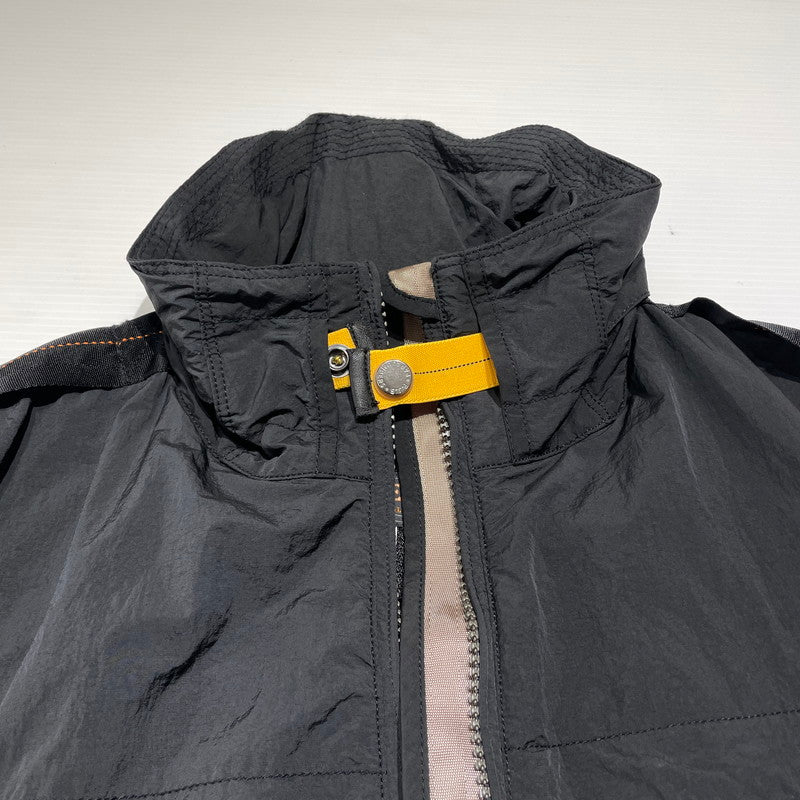 【中古品】【メンズ】 PARAJUMPERS パラジャンパーズ WINDBREAKER ZIP UP JACKET ウィンドブレーカー ジップアップ ジャケット ライトアウター 144-260818-ko-17-teih サイズ：M カラー：ブラック 万代Net店