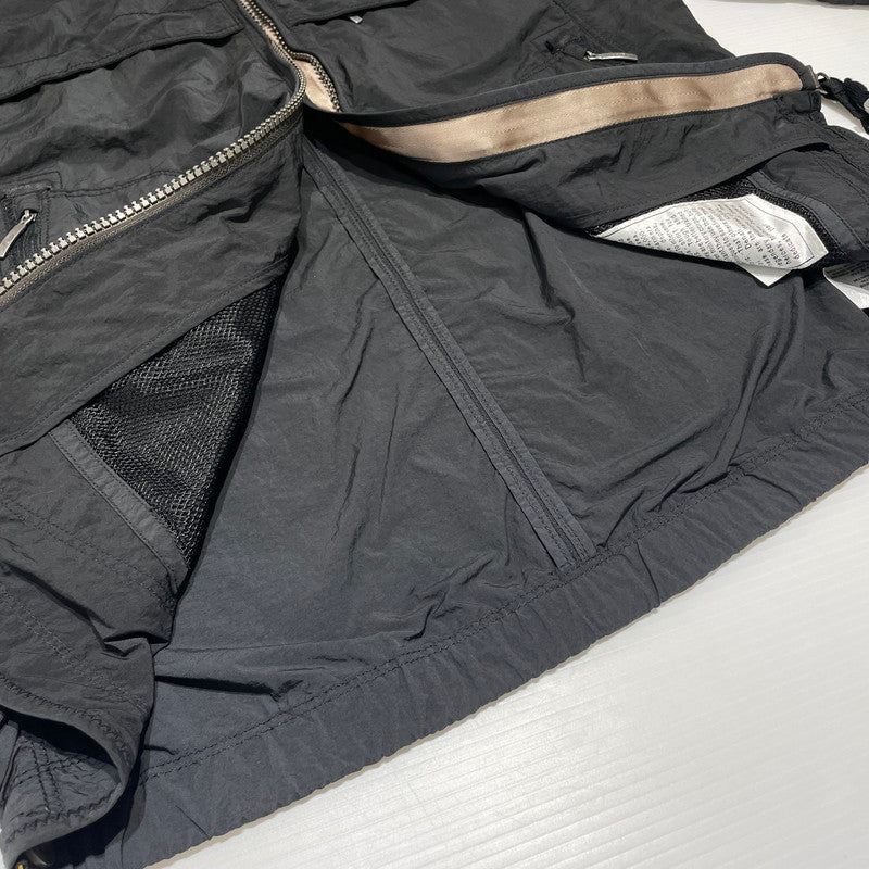 【中古品】【メンズ】 PARAJUMPERS パラジャンパーズ WINDBREAKER ZIP UP JACKET ウィンドブレーカー ジップアップ ジャケット ライトアウター 144-260818-ko-17-teih サイズ：M カラー：ブラック 万代Net店