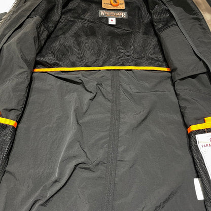 【中古品】【メンズ】 PARAJUMPERS パラジャンパーズ WINDBREAKER ZIP UP JACKET ウィンドブレーカー ジップアップ ジャケット ライトアウター 144-260818-ko-17-teih サイズ：M カラー：ブラック 万代Net店