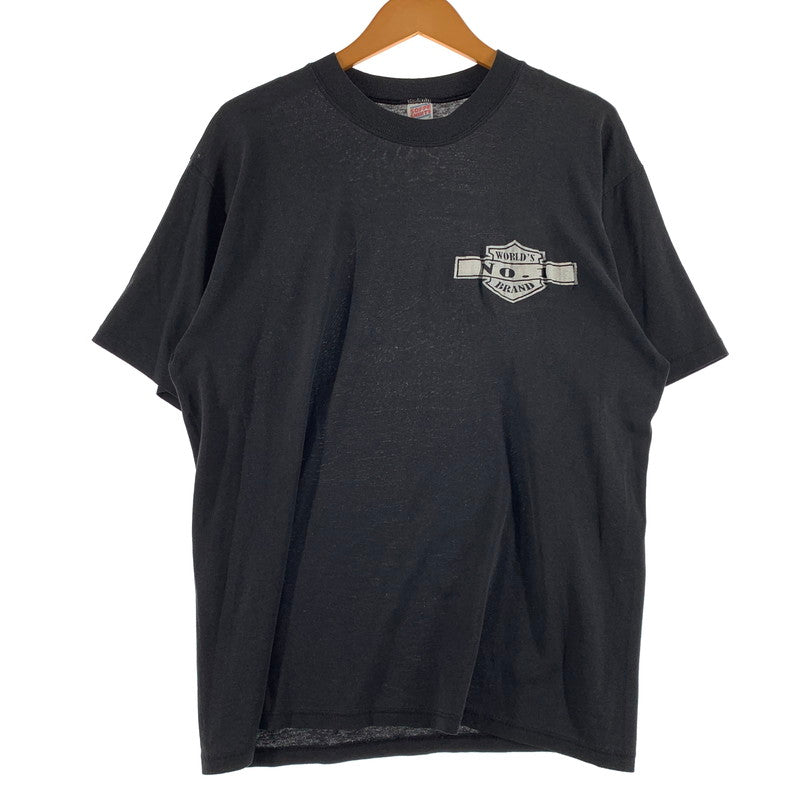 【現状渡し品】【メンズ】 SOFFE ソフィー HARLEY DAVIDSON JACK DANIEL'S S/S TEE ハーレーダビッドソン ジャックダニエル ショートスリーブ Tシャツ 半袖 トップス 145-260818-ko-01-teih サイズ：L カラー：ブラック系 万代Net店
