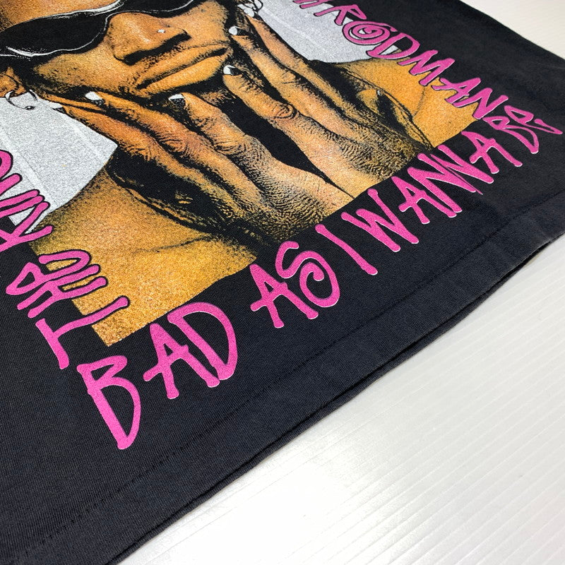 【中古品】【メンズ】 STUSSY ステューシー DENNIS RODMAN S/S TEE デニスロッドマン ショートスリーブ Tシャツ 半袖 トップス 142-260818-ko-02-teih サイズ：L カラー：ブラック系 万代Net店