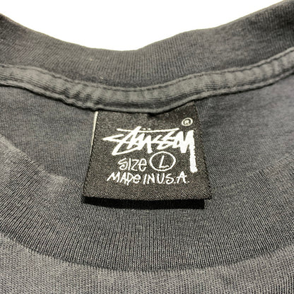 【中古品】【メンズ】 STUSSY ステューシー DENNIS RODMAN S/S TEE デニスロッドマン ショートスリーブ Tシャツ 半袖 トップス 142-260818-ko-02-teih サイズ：L カラー：ブラック系 万代Net店