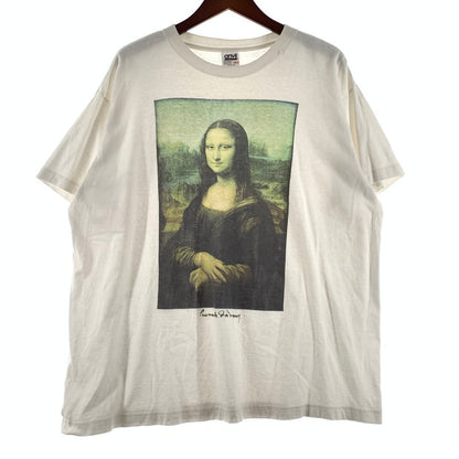 【現状渡し品】【メンズ】 ANVIL アンヴィル MONA LISA S/S TEE モナリザ ショートスリーブ Ｔシャツ 半袖 トップス 145-260818-ko-03-teih サイズ：F カラー：ホワイト 万代Net店