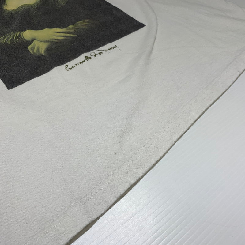 【現状渡し品】【メンズ】 ANVIL アンヴィル MONA LISA S/S TEE モナリザ ショートスリーブ Ｔシャツ 半袖 トップス 145-260818-ko-03-teih サイズ：F カラー：ホワイト 万代Net店