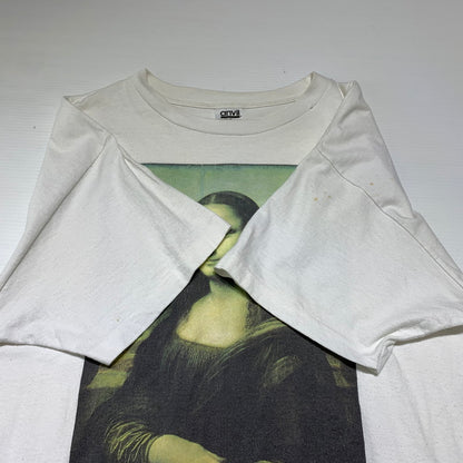 【現状渡し品】【メンズ】 ANVIL アンヴィル MONA LISA S/S TEE モナリザ ショートスリーブ Ｔシャツ 半袖 トップス 145-260818-ko-03-teih サイズ：F カラー：ホワイト 万代Net店