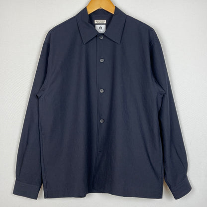 【中古品】【メンズ】 BEAUTY&YOUTH ビューティ アンド ユース KOMATSU PACK OVER LS SHIRT 1211-174-8037 コマツ パック オーバー エルエス シャツ 長袖 トップス 147-260830-sa-10-tei サイズ：M カラー：ネイビー 万代Net店