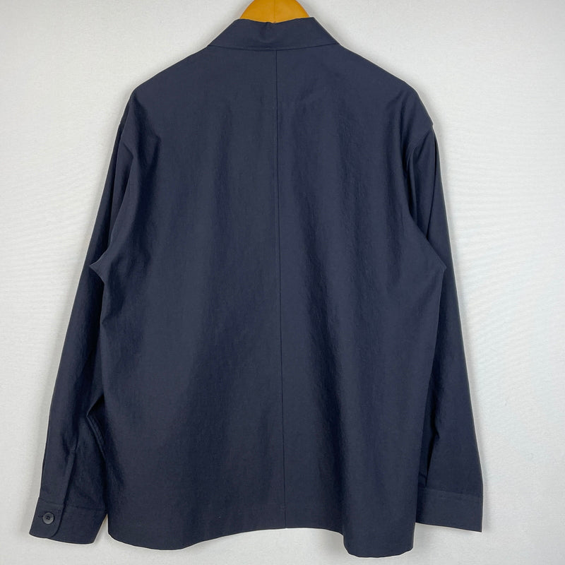 【中古品】【メンズ】 BEAUTY&YOUTH ビューティ アンド ユース KOMATSU PACK OVER LS SHIRT 1211-174-8037 コマツ パック オーバー エルエス シャツ 長袖 トップス 147-260830-sa-10-tei サイズ：M カラー：ネイビー 万代Net店