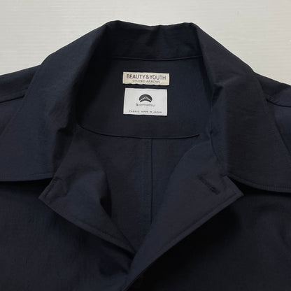 【中古品】【メンズ】 BEAUTY&YOUTH ビューティ アンド ユース KOMATSU PACK OVER LS SHIRT 1211-174-8037 コマツ パック オーバー エルエス シャツ 長袖 トップス 147-260830-sa-10-tei サイズ：M カラー：ネイビー 万代Net店