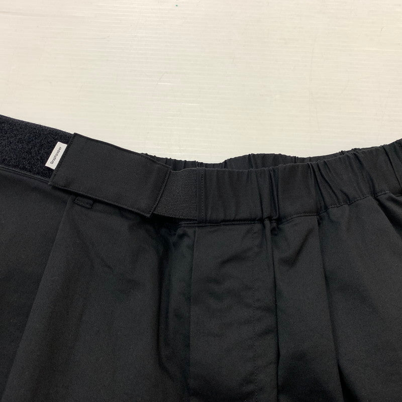 【中古品】【メンズ】 GRAPHPAPER グラフペーパー SOLOTEX TWILL WIDE CHEF SHORTS GM242-40017B ソロテックスツイル ワイドシェフショーツ ボトムス ハーフパンツ 151-260818-ko-28-teih サイズ：2 カラー：ブラック 万代Net店