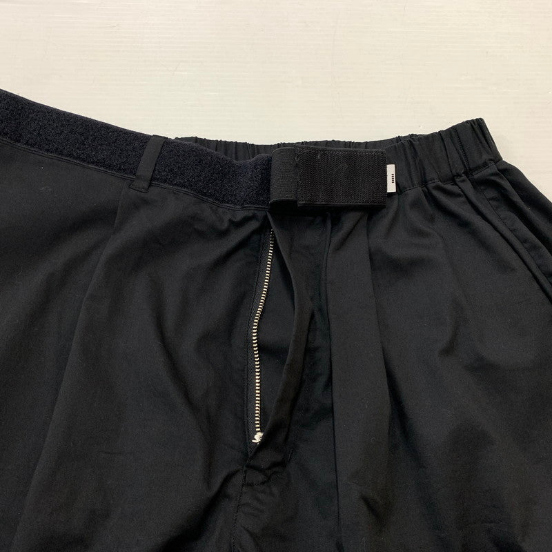 【中古品】【メンズ】 GRAPHPAPER グラフペーパー SOLOTEX TWILL WIDE CHEF SHORTS GM242-40017B ソロテックスツイル ワイドシェフショーツ ボトムス ハーフパンツ 151-260818-ko-28-teih サイズ：2 カラー：ブラック 万代Net店