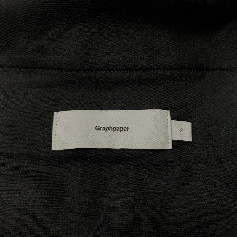 【中古品】【メンズ】 GRAPHPAPER グラフペーパー SOLOTEX TWILL WIDE CHEF SHORTS GM242-40017B ソロテックスツイル ワイドシェフショーツ ボトムス ハーフパンツ 151-260818-ko-28-teih サイズ：2 カラー：ブラック 万代Net店