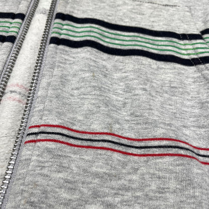 【現状渡し品】【メンズ】 SUPREME シュプリーム MULTI STRIPE ZIP PARKER マルチストライプ ジップパーカー トップス フルジップフーディ 149-260818-ko-12-teih サイズ：L カラー：グレー 万代Net店