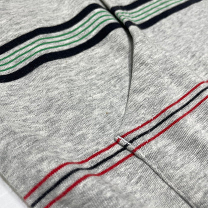 【現状渡し品】【メンズ】 SUPREME シュプリーム MULTI STRIPE ZIP PARKER マルチストライプ ジップパーカー トップス フルジップフーディ 149-260818-ko-12-teih サイズ：L カラー：グレー 万代Net店