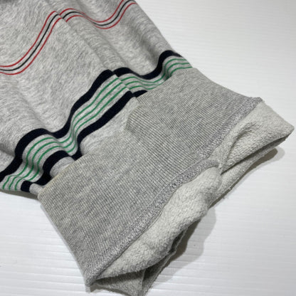 【現状渡し品】【メンズ】 SUPREME シュプリーム MULTI STRIPE ZIP PARKER マルチストライプ ジップパーカー トップス フルジップフーディ 149-260818-ko-12-teih サイズ：L カラー：グレー 万代Net店