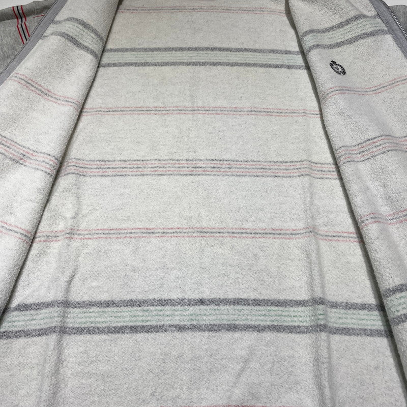 【現状渡し品】【メンズ】 SUPREME シュプリーム MULTI STRIPE ZIP PARKER マルチストライプ ジップパーカー トップス フルジップフーディ 149-260818-ko-12-teih サイズ：L カラー：グレー 万代Net店