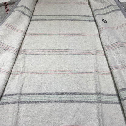 【現状渡し品】【メンズ】 SUPREME シュプリーム MULTI STRIPE ZIP PARKER マルチストライプ ジップパーカー トップス フルジップフーディ 149-260818-ko-12-teih サイズ：L カラー：グレー 万代Net店