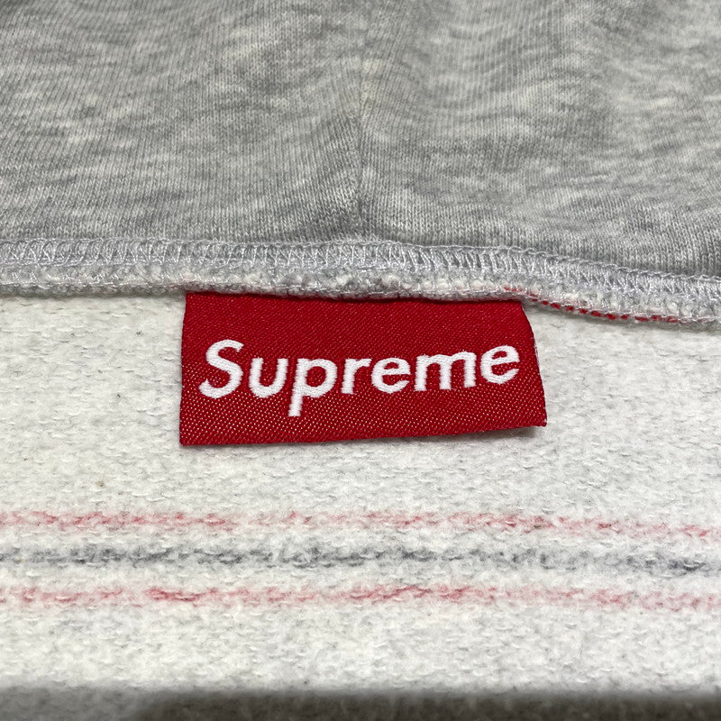 【現状渡し品】【メンズ】 SUPREME シュプリーム MULTI STRIPE ZIP PARKER マルチストライプ ジップパーカー トップス フルジップフーディ 149-260818-ko-12-teih サイズ：L カラー：グレー 万代Net店