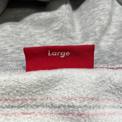 【現状渡し品】【メンズ】 SUPREME シュプリーム MULTI STRIPE ZIP PARKER マルチストライプ ジップパーカー トップス フルジップフーディ 149-260818-ko-12-teih サイズ：L カラー：グレー 万代Net店