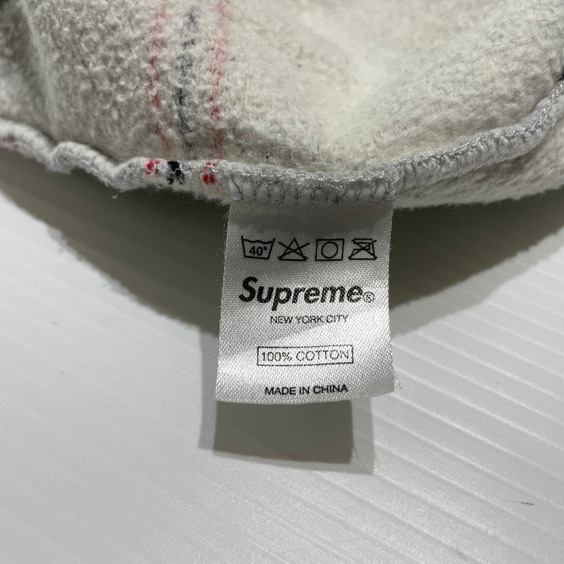 【現状渡し品】【メンズ】 SUPREME シュプリーム MULTI STRIPE ZIP PARKER マルチストライプ ジップパーカー トップス フルジップフーディ 149-260818-ko-12-teih サイズ：L カラー：グレー 万代Net店