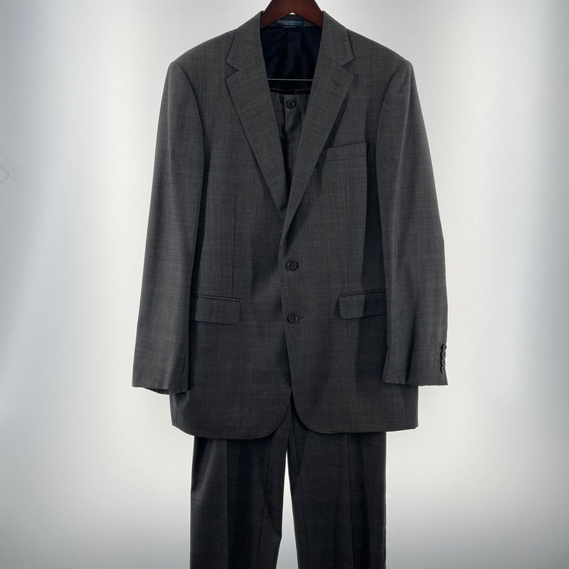 【中古品】【メンズ】 POLO RALPH LAUREN ポロ・ラルフローレン SET UP SUIT RJ112A 06RJB セットアップ スーツ ジャケット ボトムス 145-260818-ko-19-teih サイズ：42 カラー：グレー 万代Net店