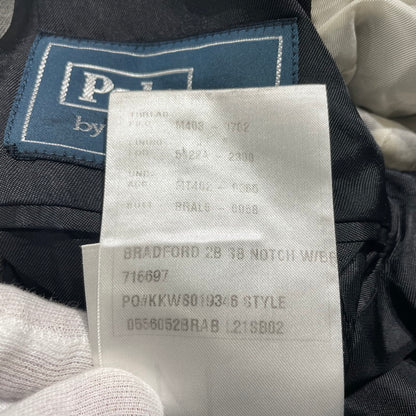 【中古品】【メンズ】 POLO RALPH LAUREN ポロ・ラルフローレン SET UP SUIT RJ112A 06RJB セットアップ スーツ ジャケット ボトムス 145-260818-ko-19-teih サイズ：42 カラー：グレー 万代Net店