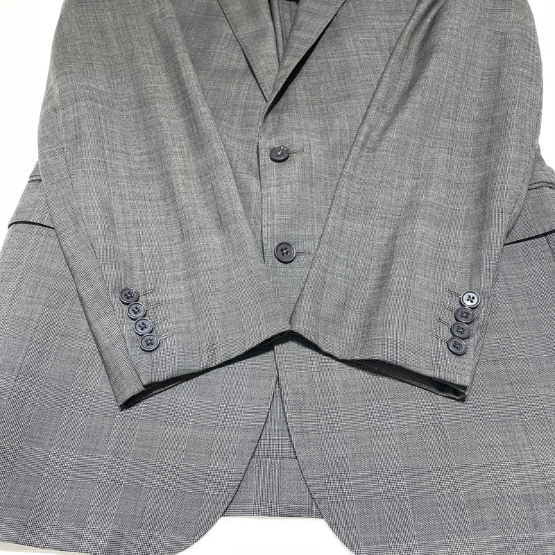 【中古品】【メンズ】 POLO RALPH LAUREN ポロ・ラルフローレン SET UP SUIT RJ112A 06RJB セットアップ スーツ ジャケット ボトムス 145-260818-ko-19-teih サイズ：42 カラー：グレー 万代Net店