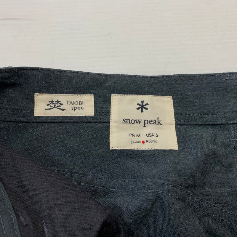 【中古品】【メンズ】 SNOW PEAK スノーピーク TAKIBI PAINTER PANTS PA-19SU104 タキビ ペインターパンツ ボトムス ワークパンツ 144-260818-ko-26-teih サイズ：M カラー：グレー 万代Net店