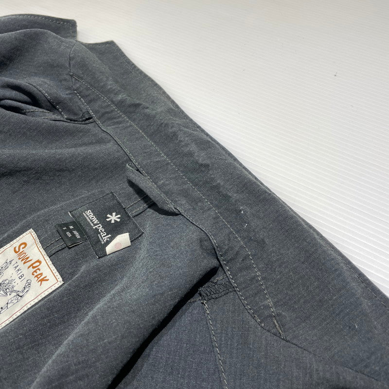 【中古品】【メンズ】 SNOW PEAK スノーピーク TAKIBI COVERALL JK-18AU012 タキビ カバーオール アウター ワークジャケット 144-260818-ko-20-teih サイズ：M カラー：グレー 万代Net店