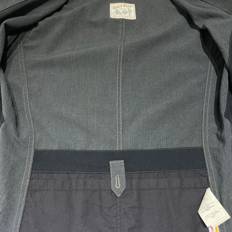 【中古品】【メンズ】 SNOW PEAK スノーピーク TAKIBI COVERALL JK-18AU012 タキビ カバーオール アウター ワークジャケット 144-260818-ko-20-teih サイズ：M カラー：グレー 万代Net店