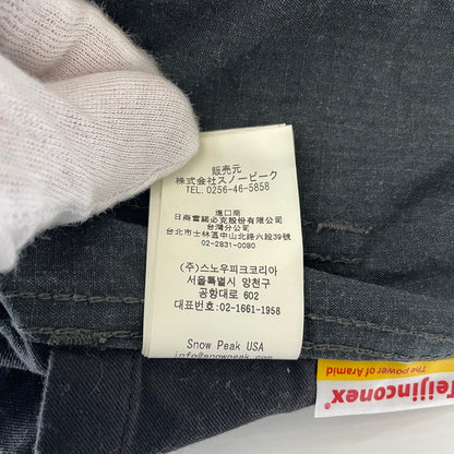 【中古品】【メンズ】 SNOW PEAK スノーピーク TAKIBI COVERALL JK-18AU012 タキビ カバーオール アウター ワークジャケット 144-260818-ko-20-teih サイズ：M カラー：グレー 万代Net店