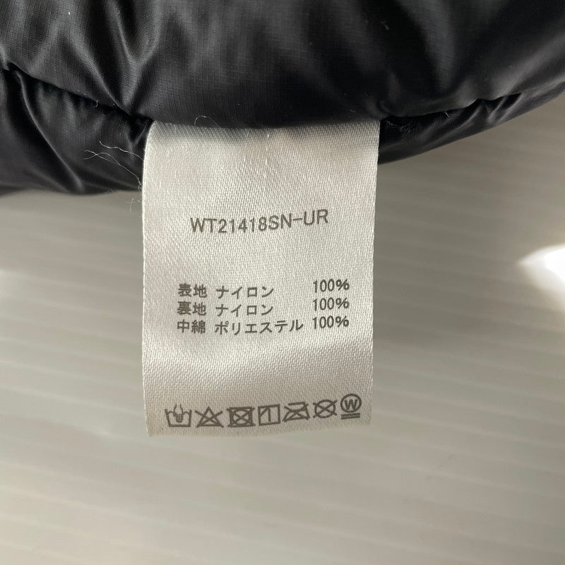 【中古品】【メンズ】 WILDTHINGS ワイルドシングス MONSTER PARKER WT21418SN-UR モンスターパーカー アウター ナイロンコート 中綿ジャケット 144-260818-ko-23-teih サイズ：L カラー：ブラック 万代Net店