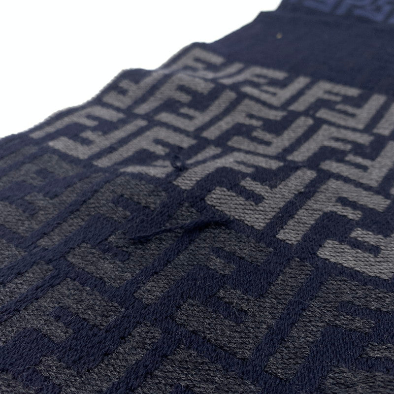 【中古品】【メンズ】 FENDI フェンディ WOOL MUFFLER MADE IN ITALY ウール マフラー イタリア製 187-260822-ss-08-teih カラー：総柄 万代Net店
