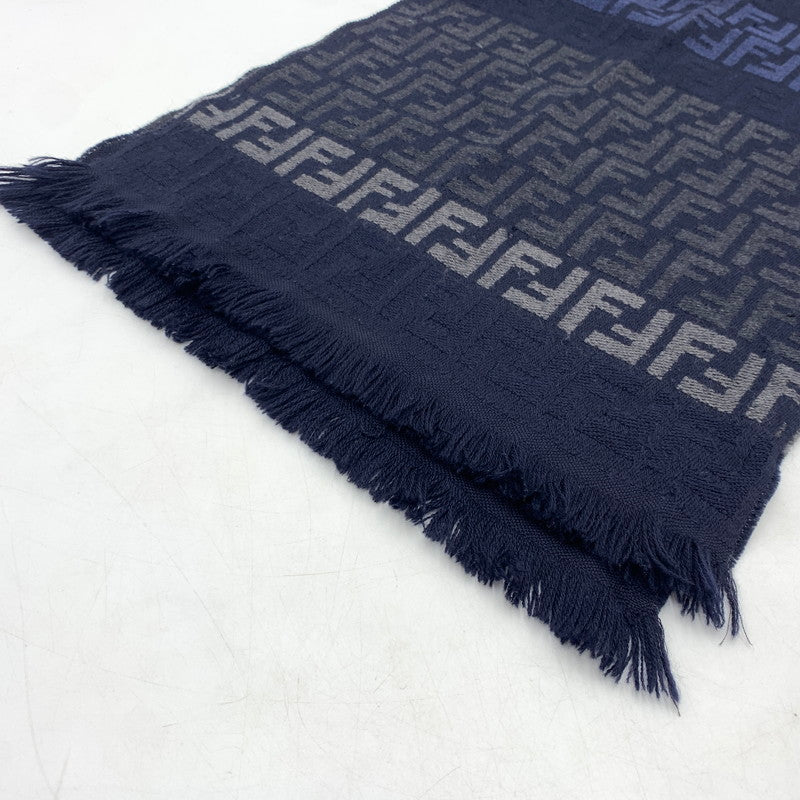 【中古品】【メンズ】 FENDI フェンディ WOOL MUFFLER MADE IN ITALY ウール マフラー イタリア製 187-260822-ss-08-teih カラー：総柄 万代Net店