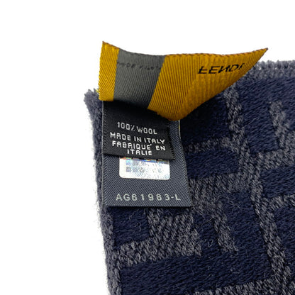 【中古品】【メンズ】 FENDI フェンディ WOOL MUFFLER MADE IN ITALY ウール マフラー イタリア製 187-260822-ss-08-teih カラー：総柄 万代Net店