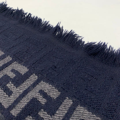 【中古品】【メンズ】 FENDI フェンディ WOOL MUFFLER MADE IN ITALY ウール マフラー イタリア製 187-260822-ss-08-teih カラー：総柄 万代Net店