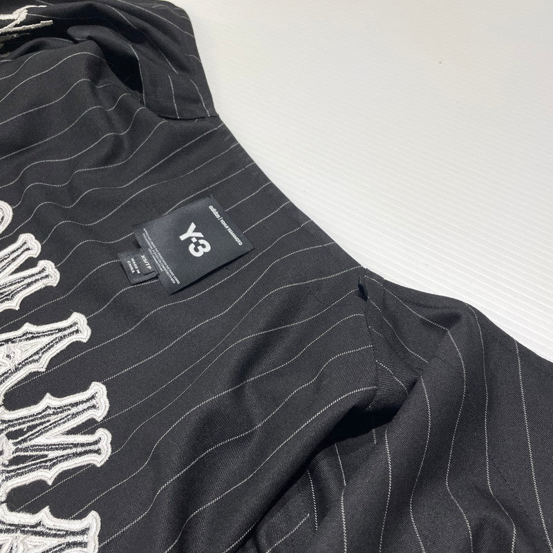 【中古品】【メンズ】 Y-3 ワイスリー ELITE 5 BASEBALL SHIRT KS7640 エリート 5 ベースボール シャツ 半袖 トップス フルジップ 140-260820-ko-06-teih サイズ：XS カラー：ブラック 万代Net店