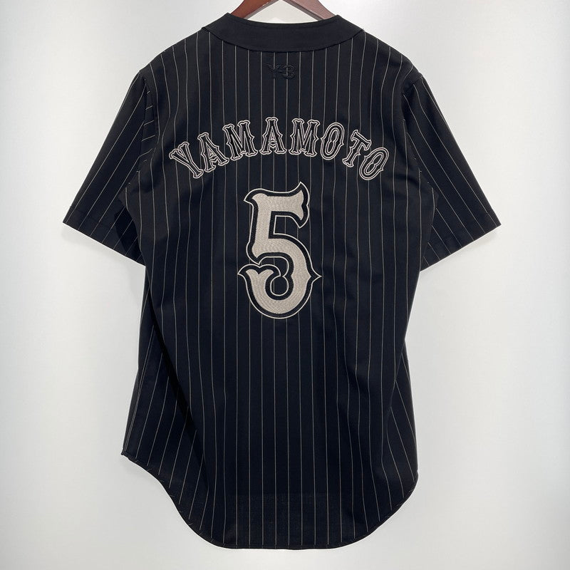【中古品】【メンズ】 Y-3 ワイスリー ELITE 5 BASEBALL SHIRT KS7640 エリート 5 ベースボール シャツ 半袖 トップス フルジップ 140-260820-ko-06-teih サイズ：XS カラー：ブラック 万代Net店