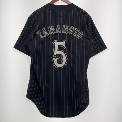 【中古品】【メンズ】 Y-3 ワイスリー ELITE 5 BASEBALL SHIRT KS7640 エリート 5 ベースボール シャツ 半袖 トップス フルジップ 140-260820-ko-06-teih サイズ：XS カラー：ブラック 万代Net店