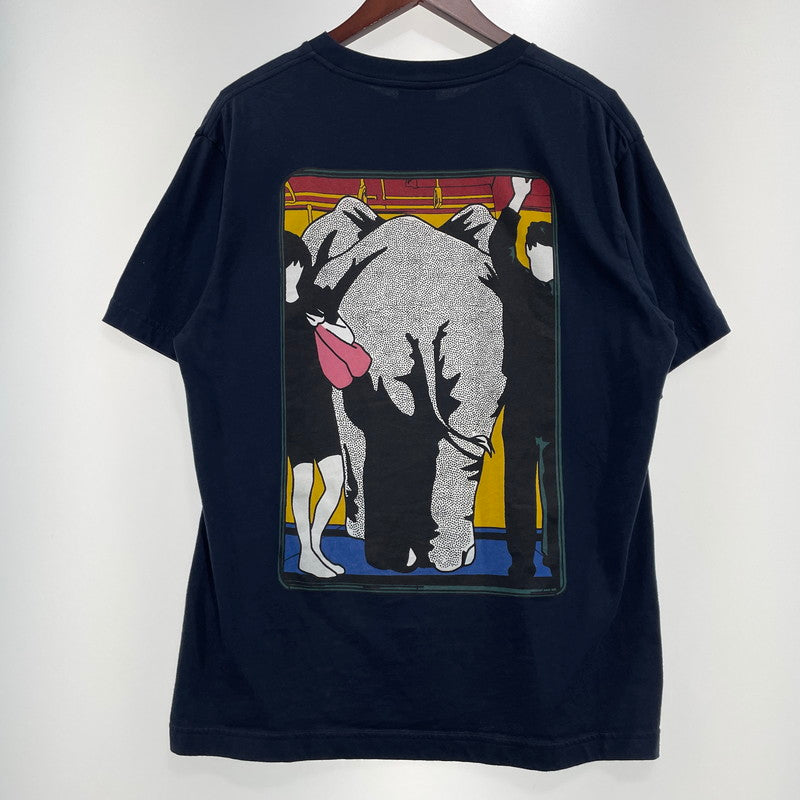 【中古品】【メンズ】 KENZO ケンゾー 25SS CITY LACIVERT OVERSIZED T-SHIRT FF65TS4534SG シティ ラジュウェルト オーバーサイズ Tシャツ 半袖 トップス 141-260820-ko-05-teih サイズ：S カラー：ネイビー 万代Net店