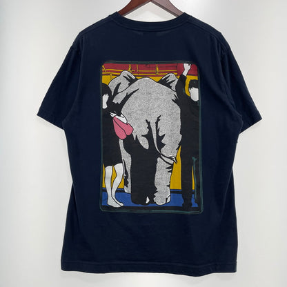 【中古品】【メンズ】 KENZO ケンゾー 25SS CITY LACIVERT OVERSIZED T-SHIRT FF65TS4534SG シティ ラジュウェルト オーバーサイズ Tシャツ 半袖 トップス 141-260820-ko-05-teih サイズ：S カラー：ネイビー 万代Net店