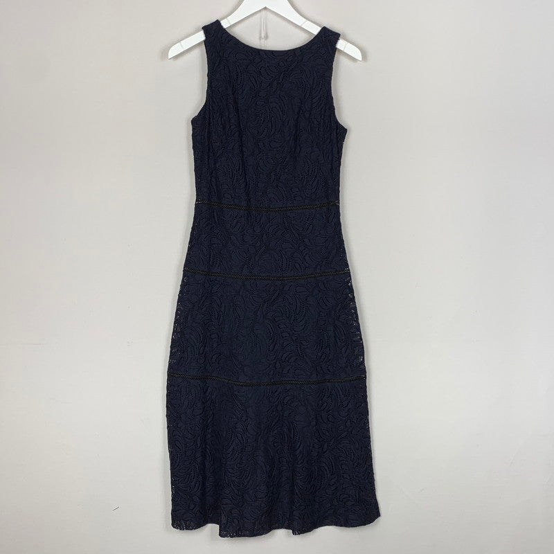【中古品】【レディース】 RALPH LAUREN ラルフ ローレン LACE DRESS レース ドレス トップス ワンピース 168-260820-sa-09-tei カラー：ネイビー 万代Net店