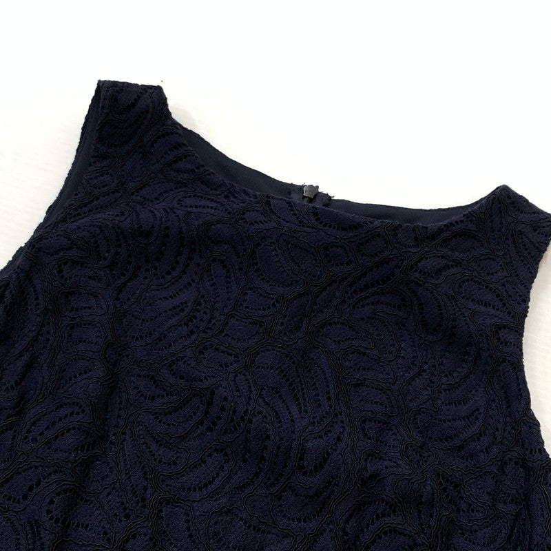 【中古品】【レディース】 RALPH LAUREN ラルフ ローレン LACE DRESS レース ドレス トップス ワンピース 168-260820-sa-09-tei カラー：ネイビー 万代Net店
