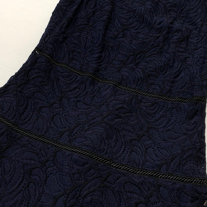 【中古品】【レディース】 RALPH LAUREN ラルフ ローレン LACE DRESS レース ドレス トップス ワンピース 168-260820-sa-09-tei カラー：ネイビー 万代Net店