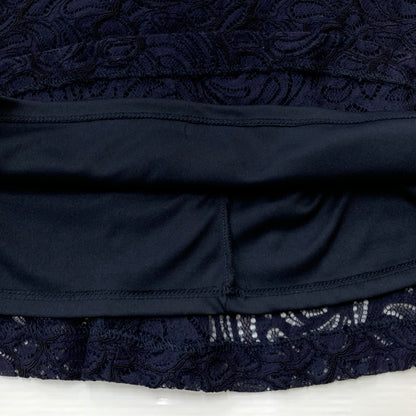 【中古品】【レディース】 RALPH LAUREN ラルフ ローレン LACE DRESS レース ドレス トップス ワンピース 168-260820-sa-09-tei カラー：ネイビー 万代Net店