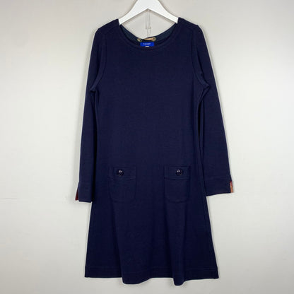 【中古品】【レディース】 BLUE LABEL CRESTBRIDGE ブルーレーベル クレストブリッジ DRESS 55J86-855-29 ドレス トップス ワンピース 168-260820-sa-06-tei サイズ：38 カラー：ネイビー 万代Net店