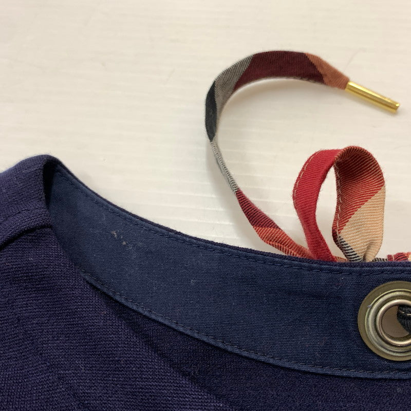 【中古品】【レディース】 BLUE LABEL CRESTBRIDGE ブルーレーベル クレストブリッジ DRESS 55J86-855-29 ドレス トップス ワンピース 168-260820-sa-06-tei サイズ：38 カラー：ネイビー 万代Net店