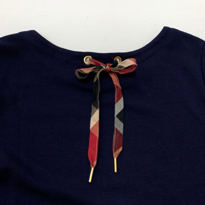 【中古品】【レディース】 BLUE LABEL CRESTBRIDGE ブルーレーベル クレストブリッジ DRESS 55J86-855-29 ドレス トップス ワンピース 168-260820-sa-06-tei サイズ：38 カラー：ネイビー 万代Net店