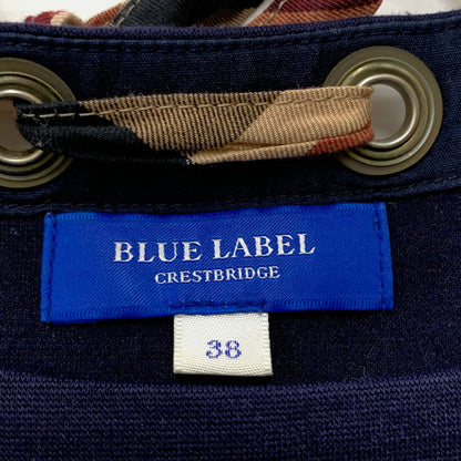 【中古品】【レディース】 BLUE LABEL CRESTBRIDGE ブルーレーベル クレストブリッジ DRESS 55J86-855-29 ドレス トップス ワンピース 168-260820-sa-06-tei サイズ：38 カラー：ネイビー 万代Net店